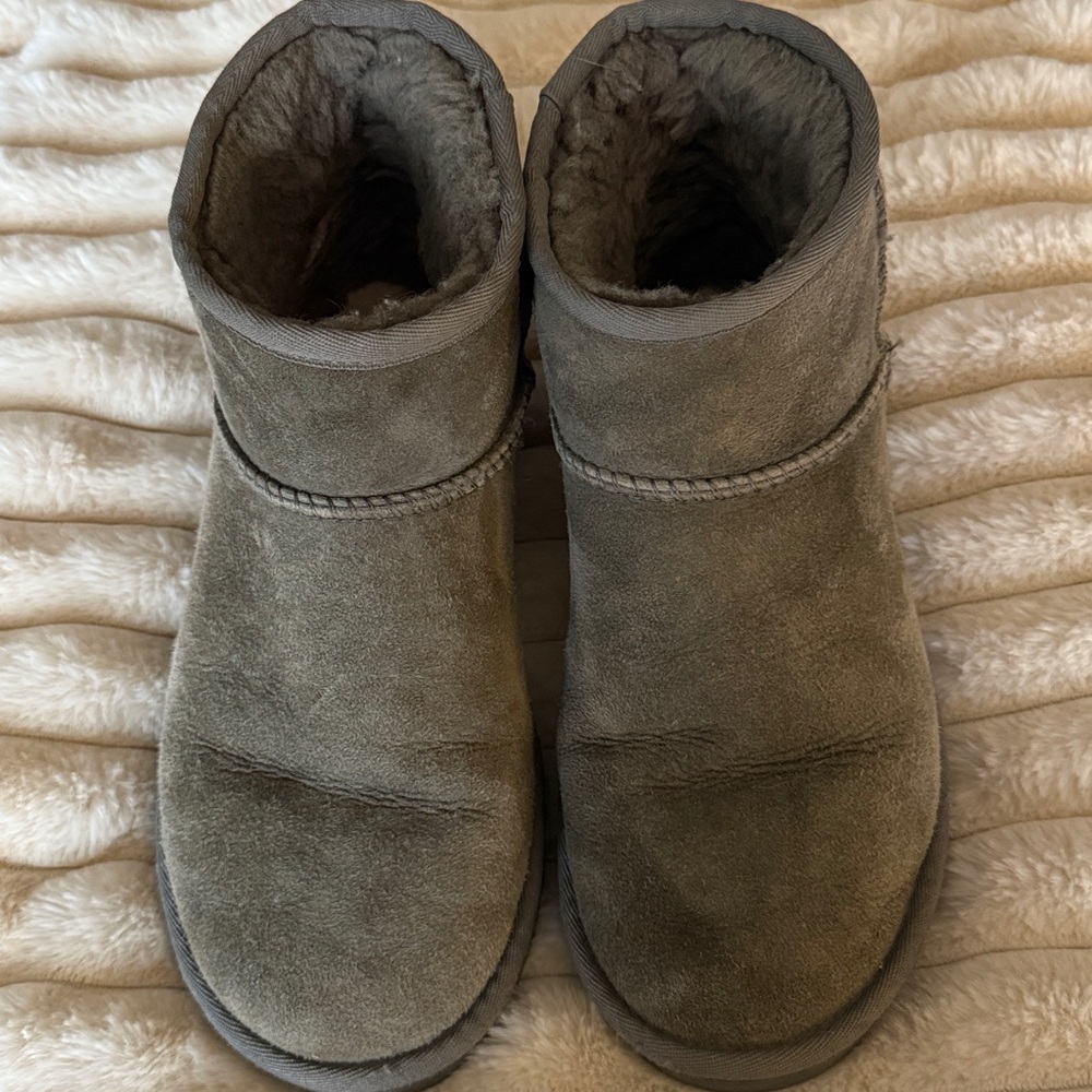 Never worn outside - UGG Light Gray Suede Boots